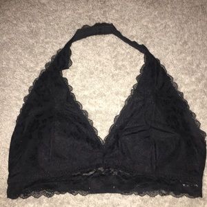 Black Halter Bralette